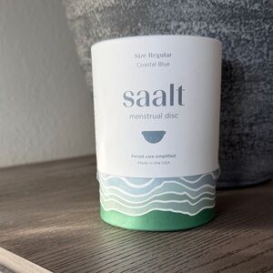 NWT Saalt Menstrual Disc in Coastal Blue